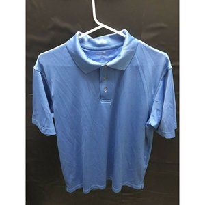 Tommy Armour men's polo shirt short sleeve blue breathable Dri Logic M solid